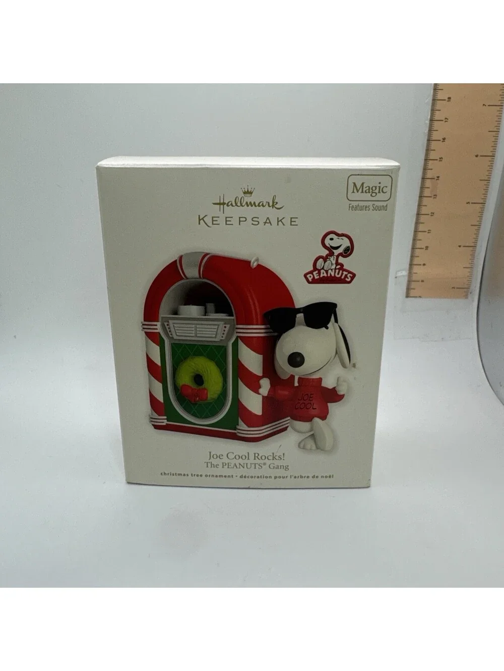 Hallmark Keepsake Christmas Ornament Peanuts Joe Cool Rocks In Box